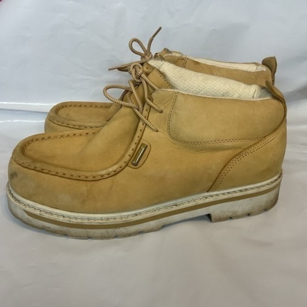 Lugz Tan Lace Up Ankle Chukka Boots Men 11 China Leather